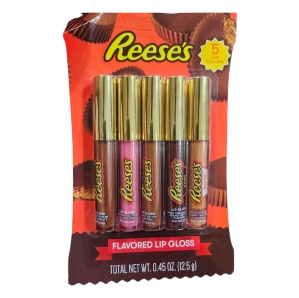 🔹️Reeses 🔹️collectors 5 Pack Flavored lip gloss